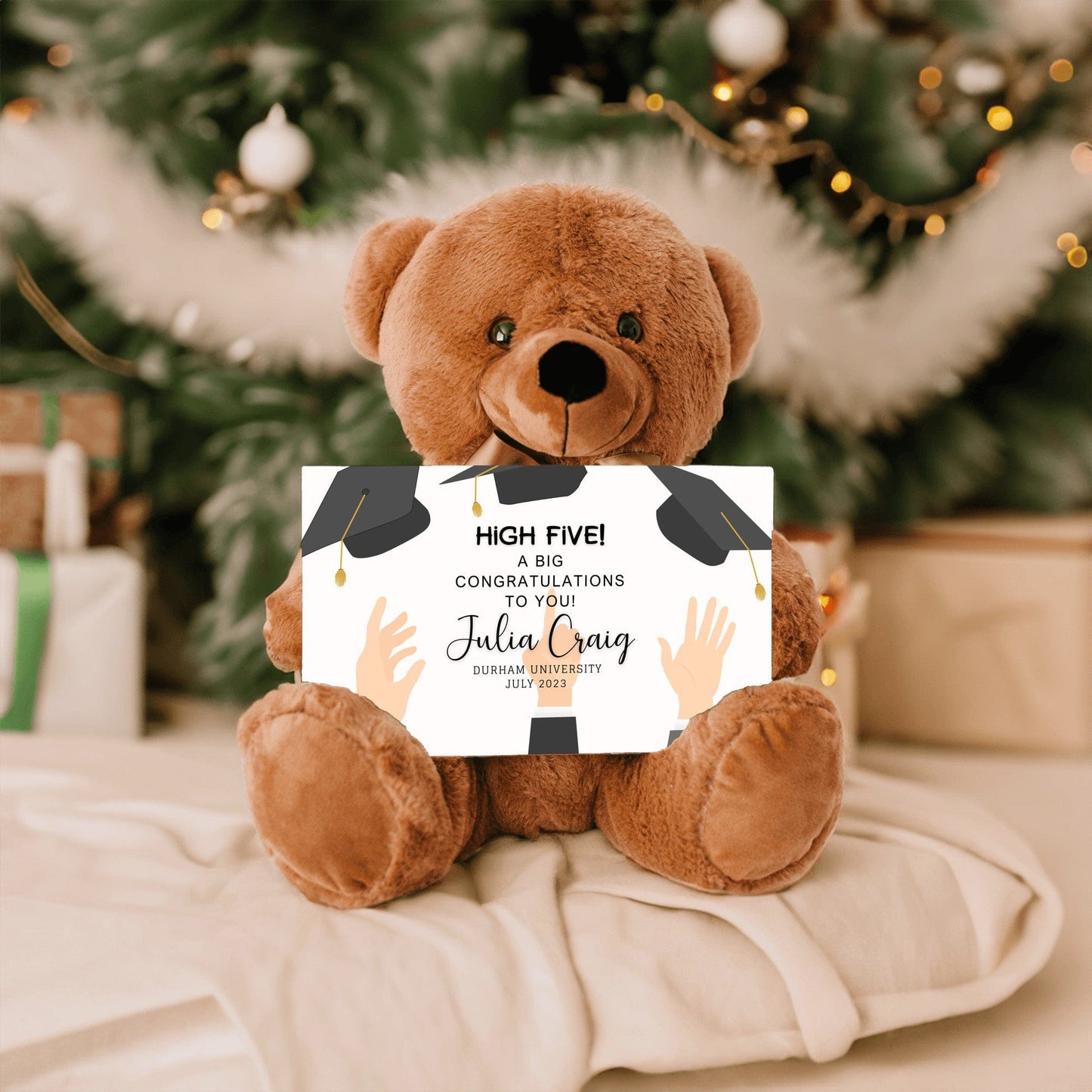 Personalized Graduation Teddy Bear Gift