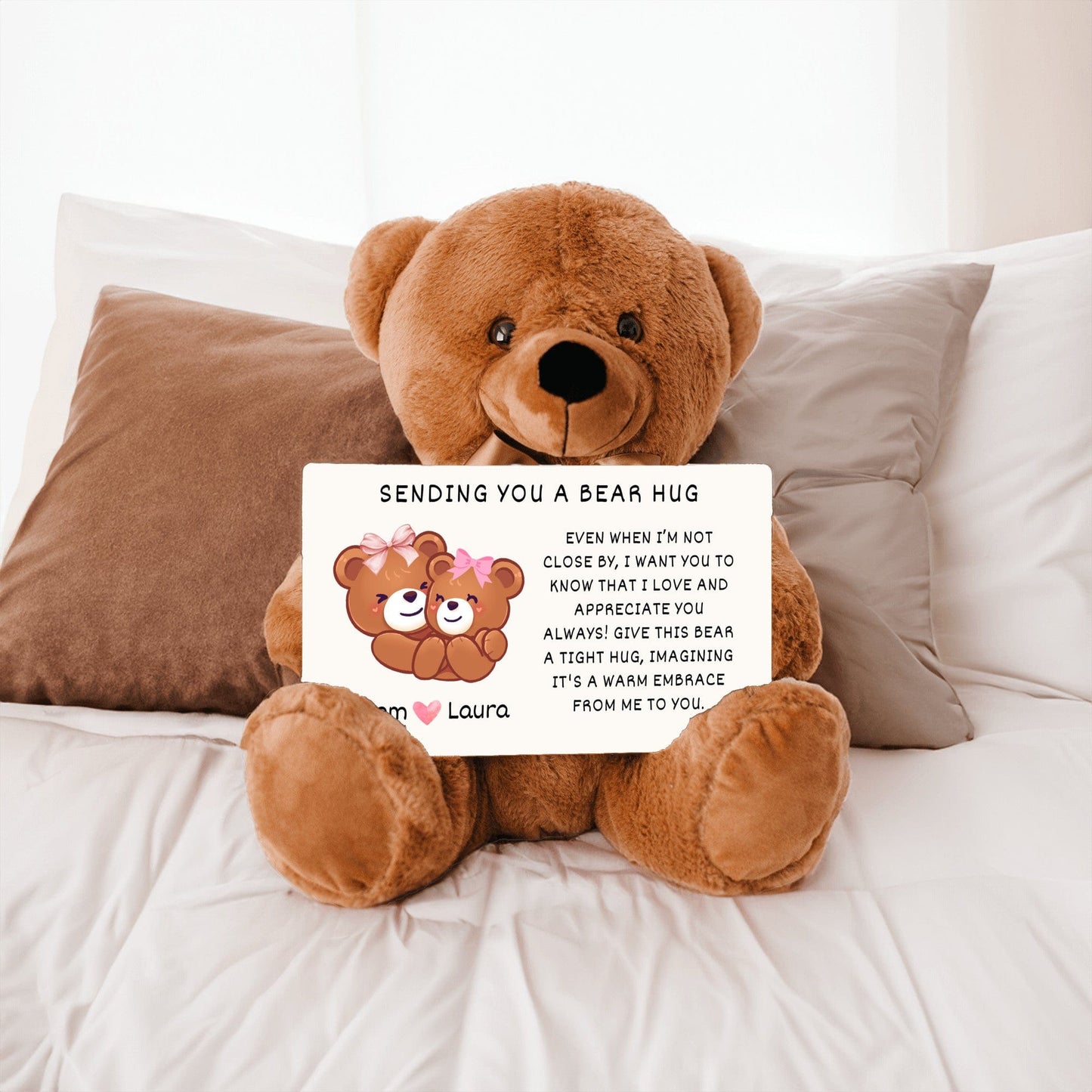 Teddy Bear Gift For Mom-Sending a Bear Hug to Mother