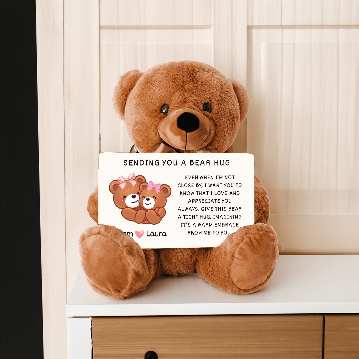 Teddy Bear Gift For Mom-Sending a Bear Hug to Mother