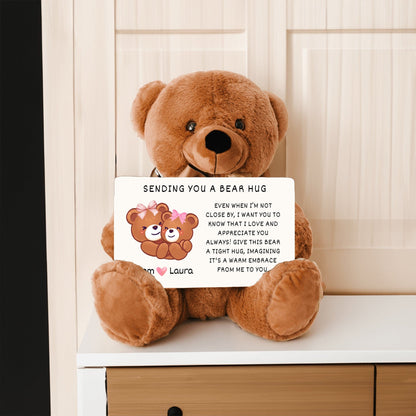 Teddy Bear Gift For Mom-Sending a Bear Hug to Mother