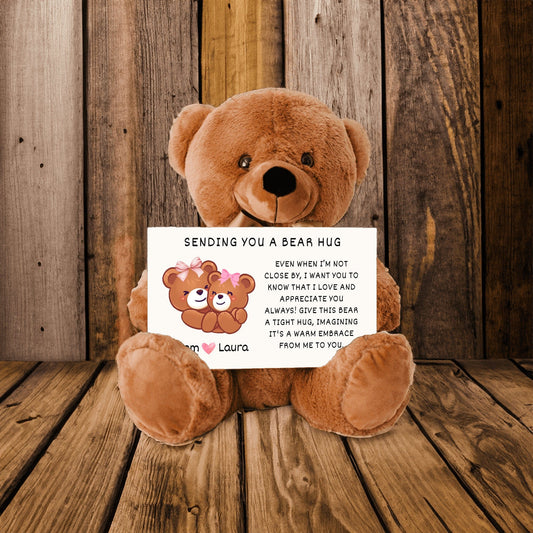 Teddy Bear Gift For Mom-Sending a Bear Hug to Mother