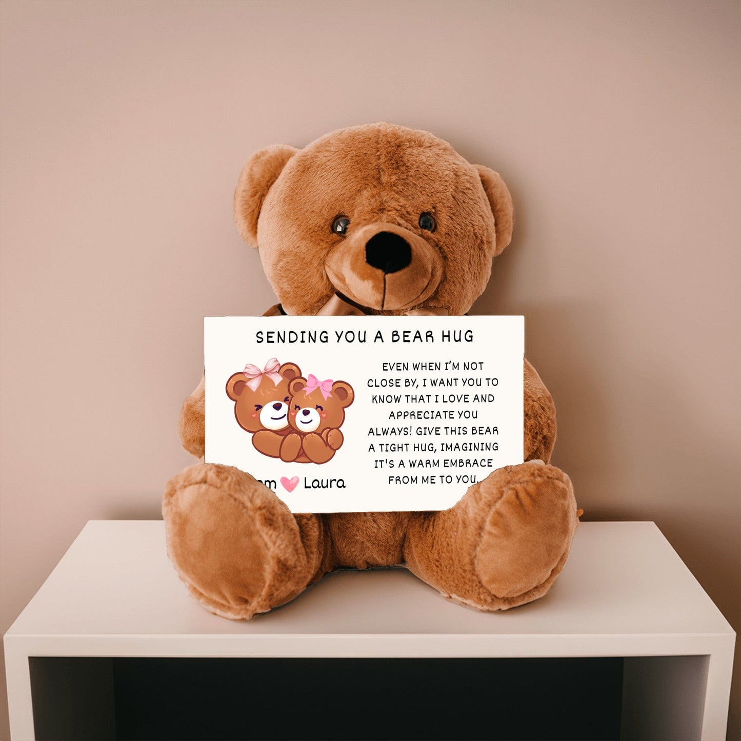 Teddy Bear Gift For Mom-Sending a Bear Hug to Mother