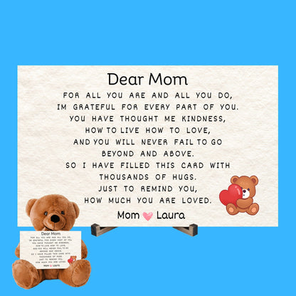 Teddy Bear Gift For Mom