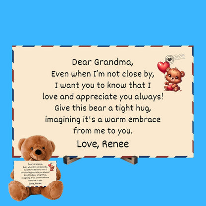 Teddy Bear Gift For Grandma