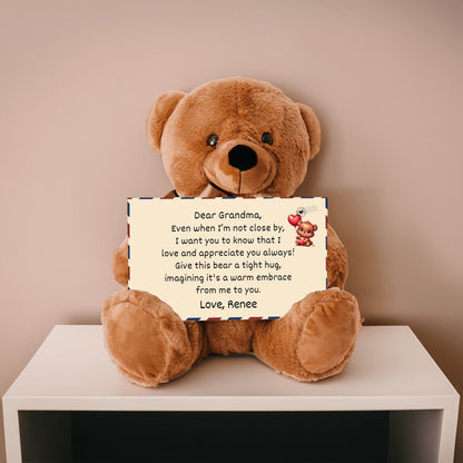 Teddy Bear Gift For Grandma