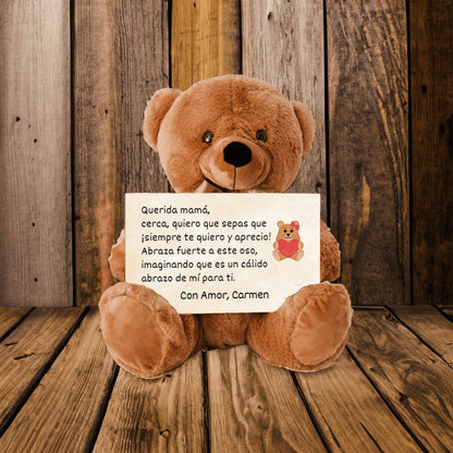 Teddy Bear For Spanish mom