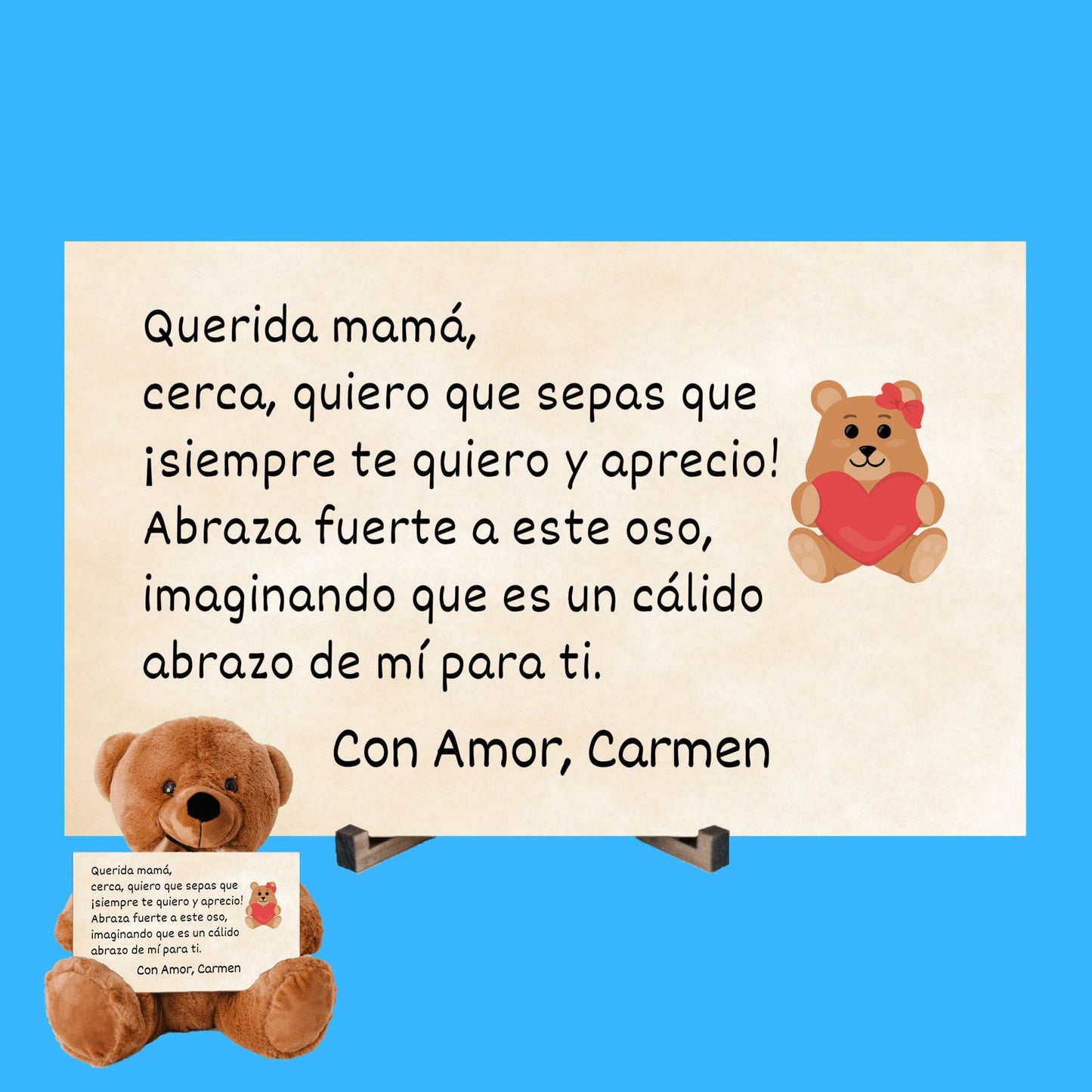 Teddy Bear For Spanish mom