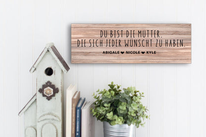 Mdf Sign for Mutter