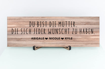 Mdf Sign for Mutter