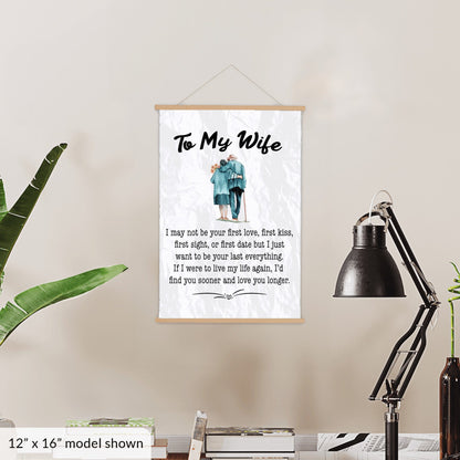 To My Wife Canvas Wall Art Gift