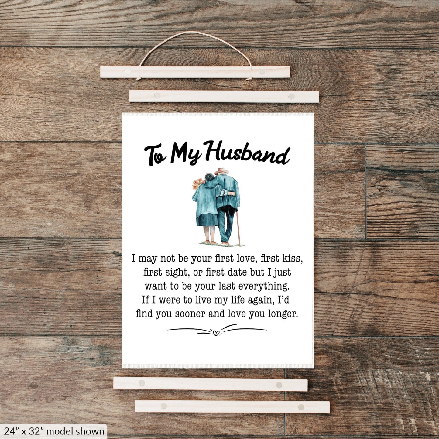 To My Husband Hanging Wall