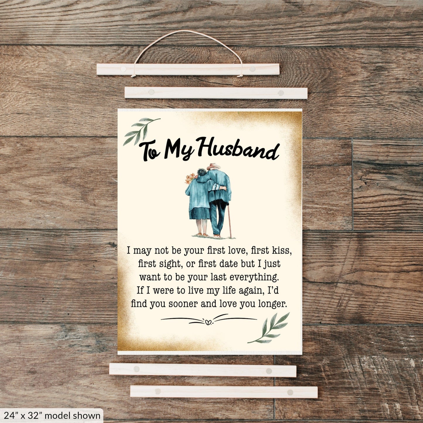 To My Husband Hanging Wall