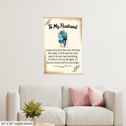 To My Husband Hanging Wall