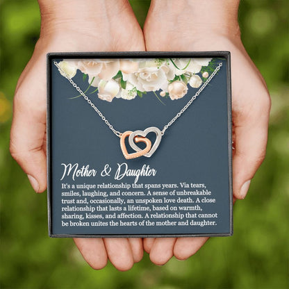 Mother & Daughter Gift - A Close Relationship That Lasts A Lifetime